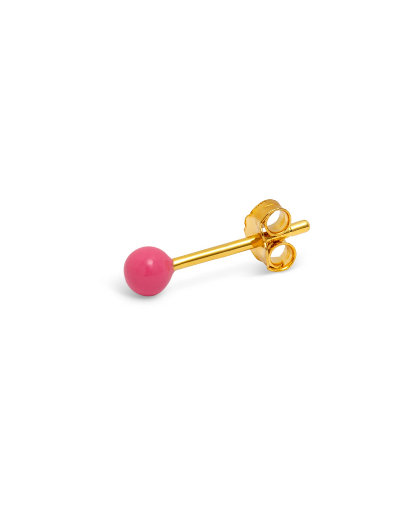 Lulu Copenhagen • Color Ball Ohrstecker Pink