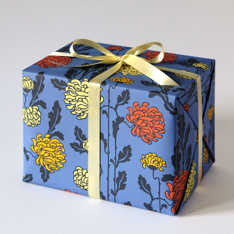 Haferkorn & Sauerbrey • Geschenkpapier Chrysanthemums