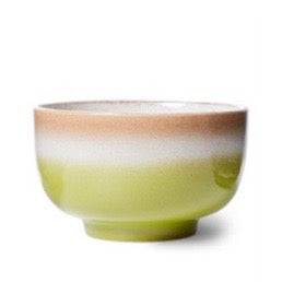 HK Living • 70s Ceramic Noodle Bowl Groovy Grün