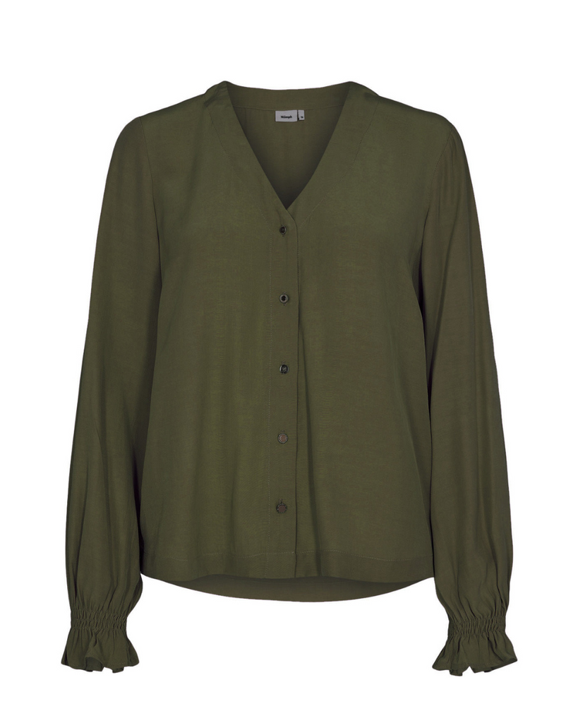 NÜMPH • Nuyvette Shirt Ivy Green