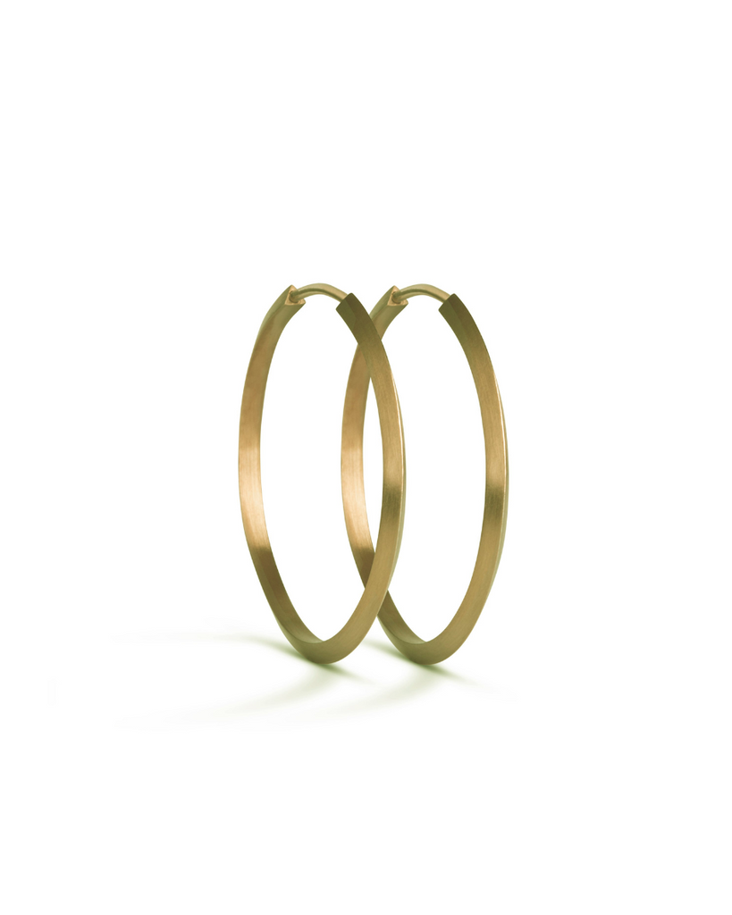 Jane Kønig • Midi Hoops Gold