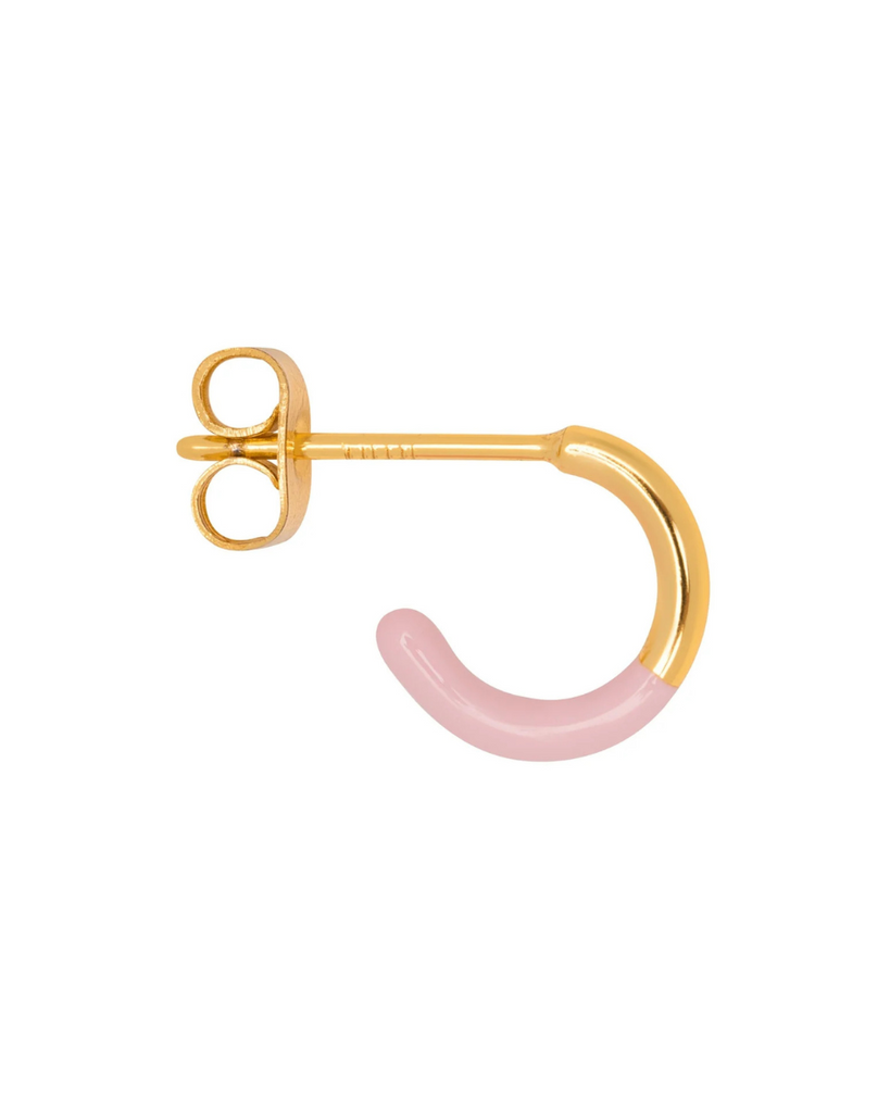 Lulu Copenhagen • Color Hoop Half Dip Light Pink