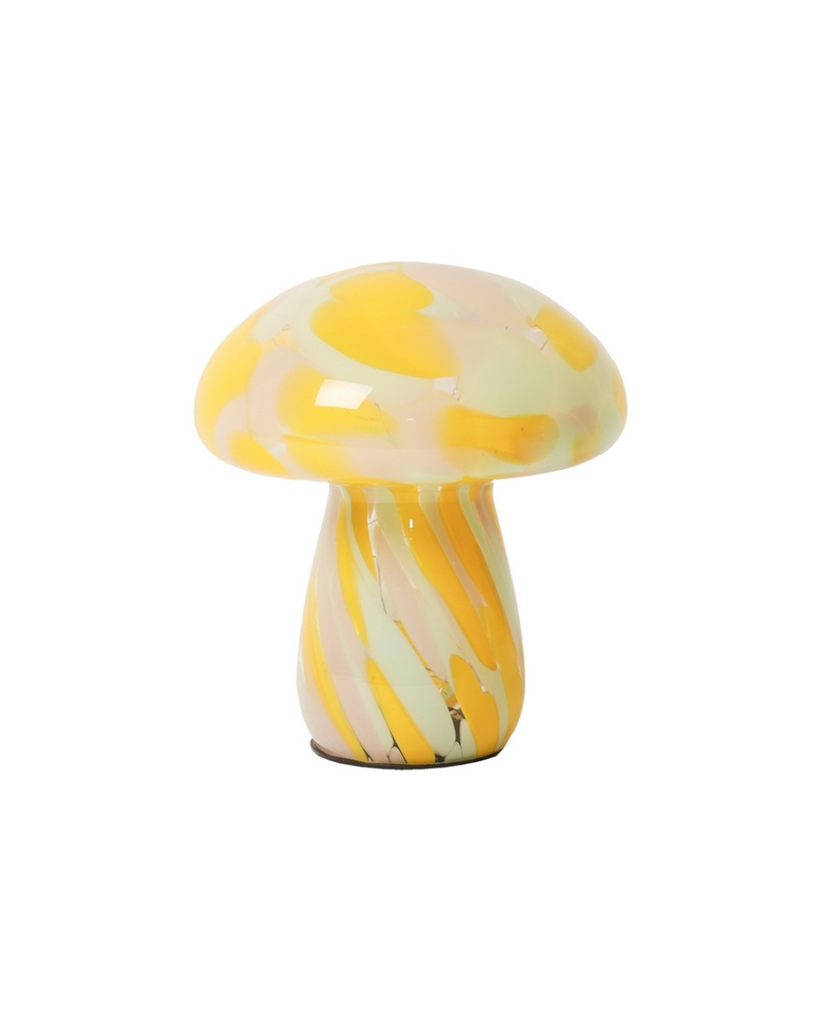 Au Maison • Lampe Mushroom Rosa/Grün/Gelb