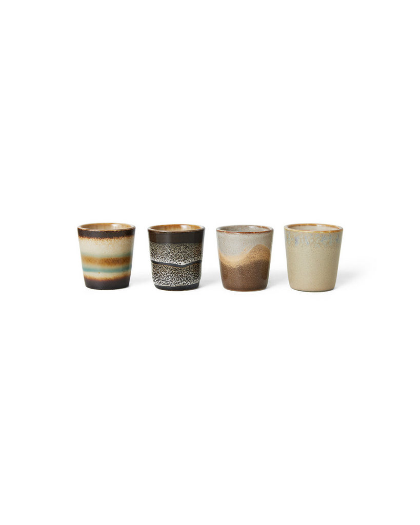 HK Living • 70s Ceramic Egg Cups Granite