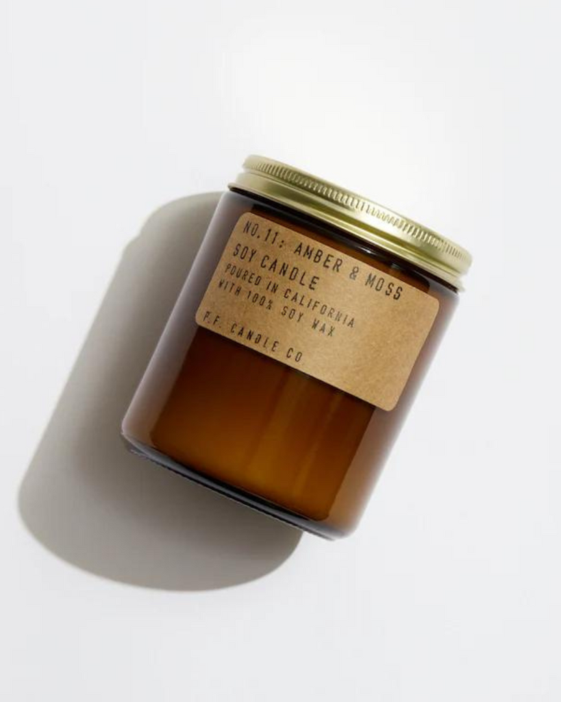 P.F. Candle • Duftkerze Amber & Moss