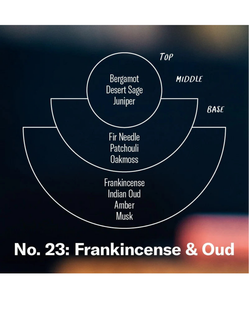 P.F. Candle • Duftkerze Frankincence and Oud