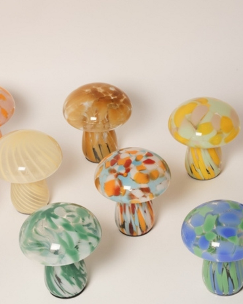 Au Maison • Lampe Mushroom Rosa/Grün/Gelb