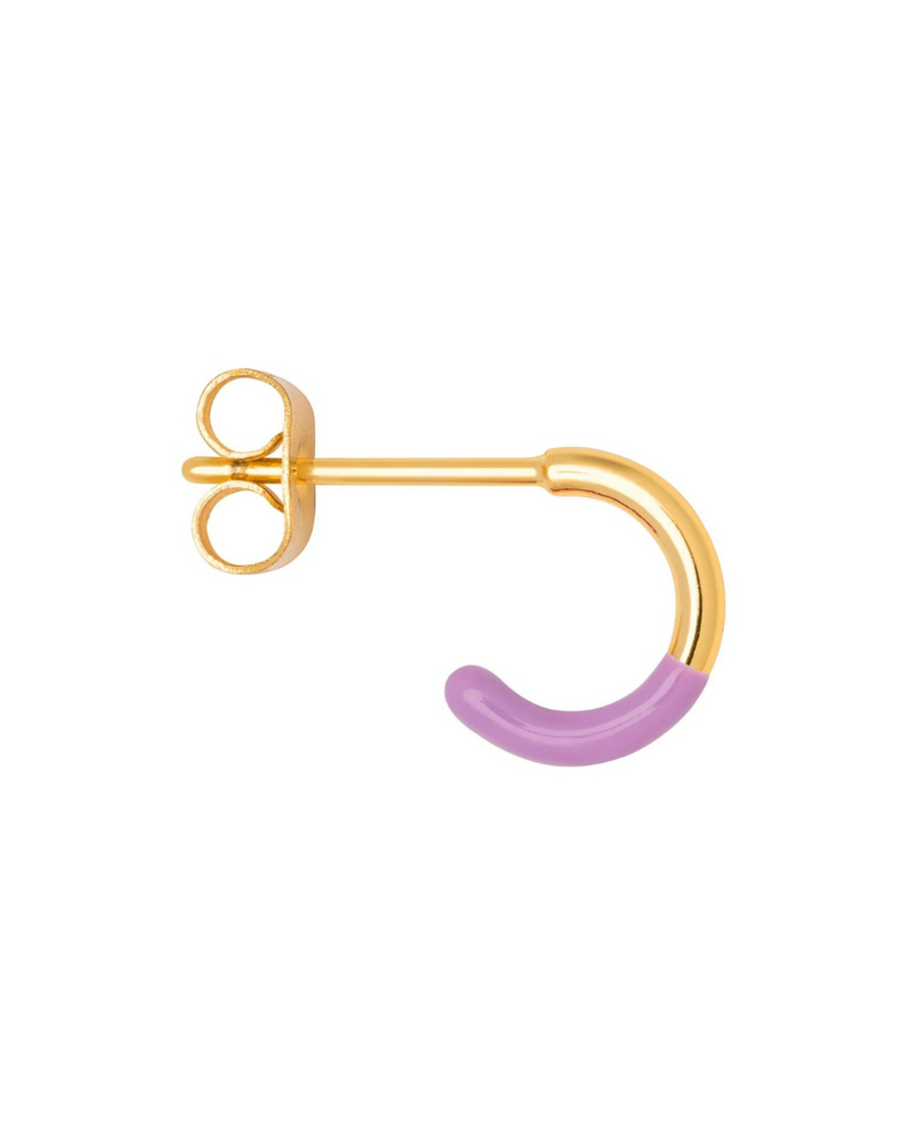 Lulu Copenhagen • Color Hoop Half Dip Purple