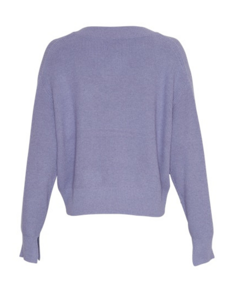 Moss Copenhagen • Maura Rachelle V Pullover Lavender V Melange