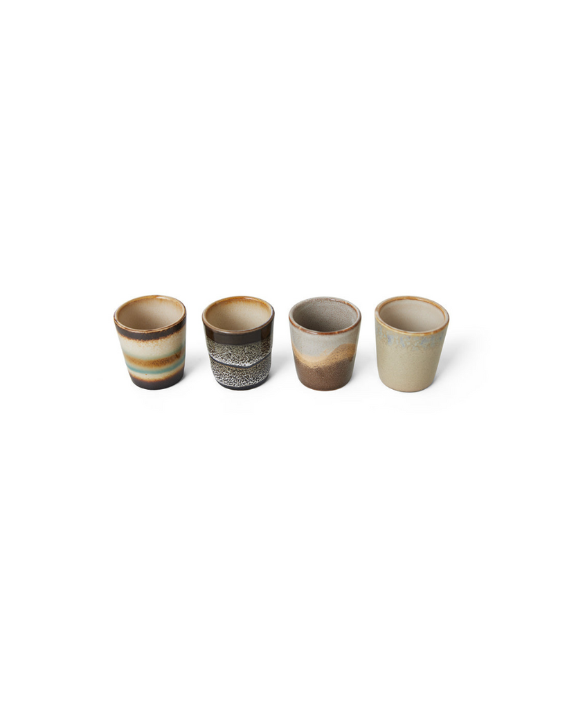 HK Living • 70s Ceramic Egg Cups Granite