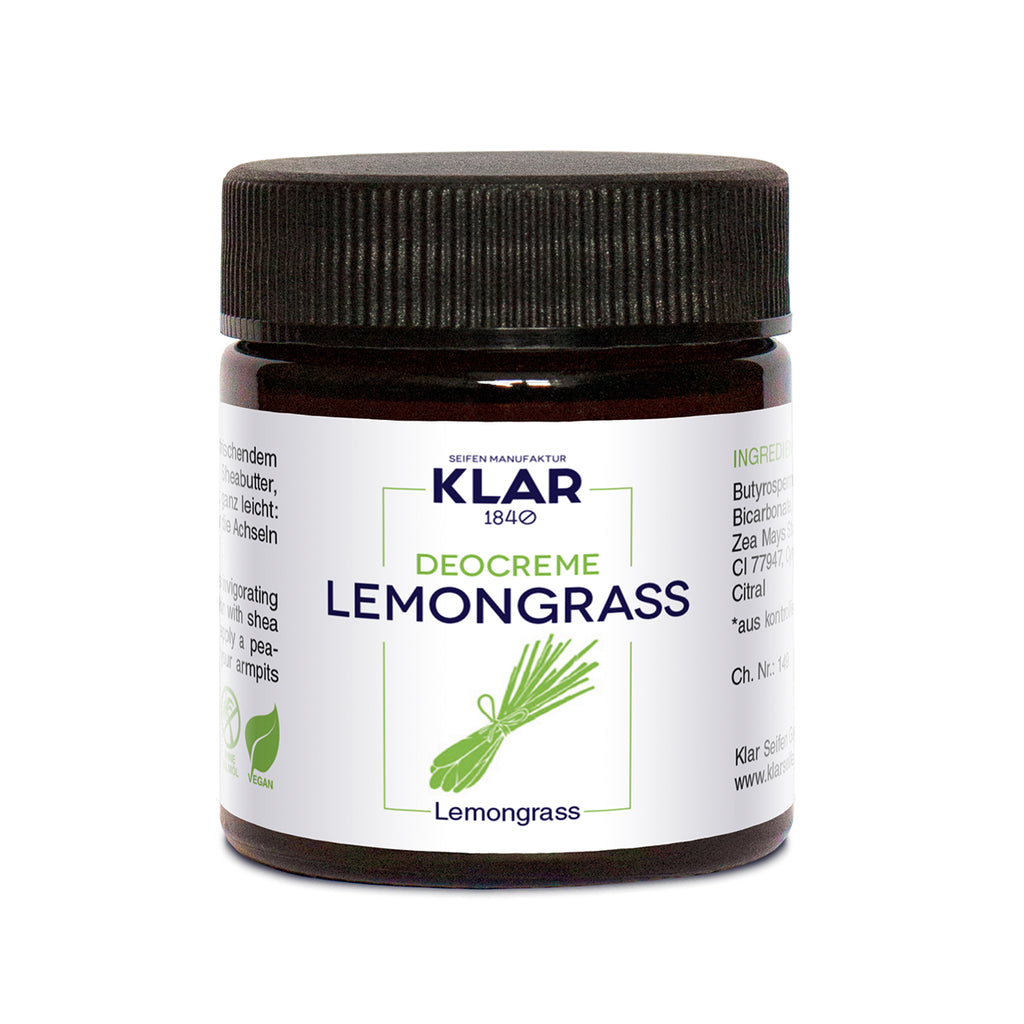 Klar Seifen • Deocreme Lemongrass