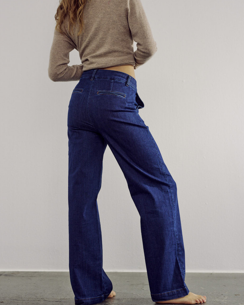 NÜMPH • Nuamber Long Pants Dark Blue Denim