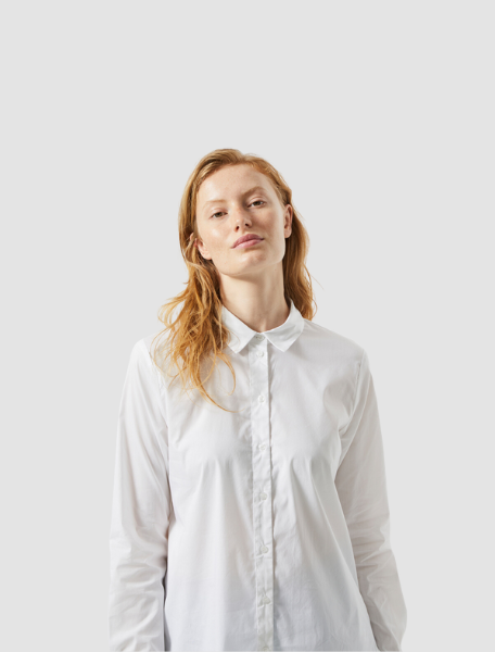 Selected Femme •  Ori LS Shirt Bright White
