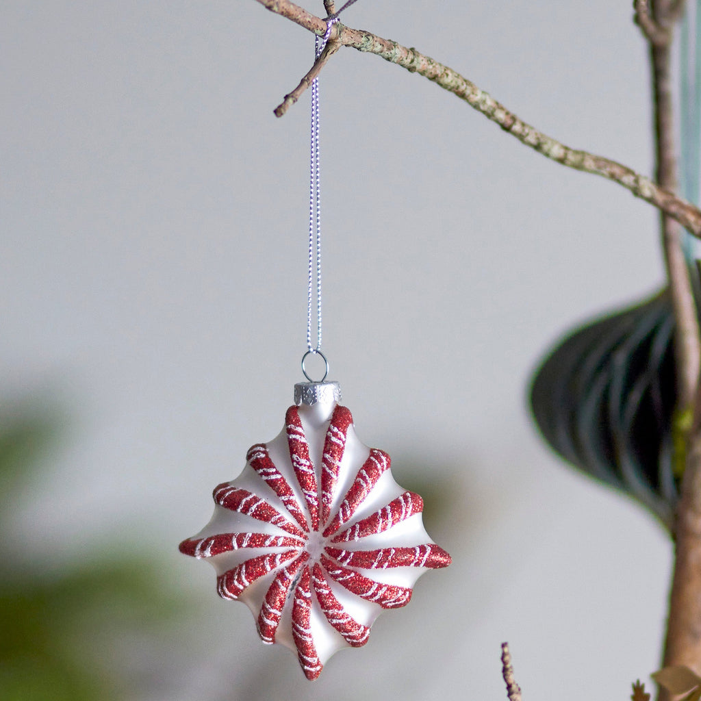 Bloomingville • Candy Ornament Weiss