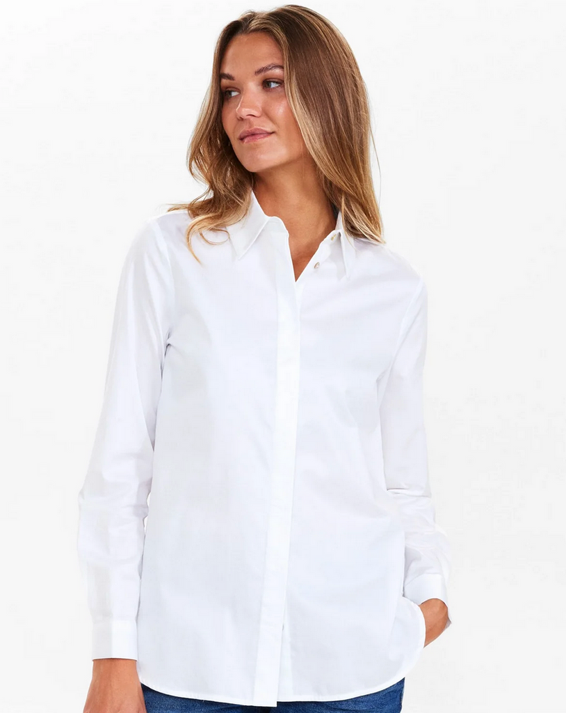 NÜMPH • Nuhelena Noos Shirt Bright White