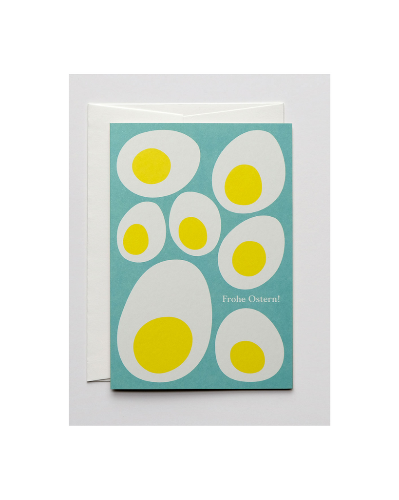 Haferkorn & Sauerbrey • Spiegeleier Ostern Grusskarte