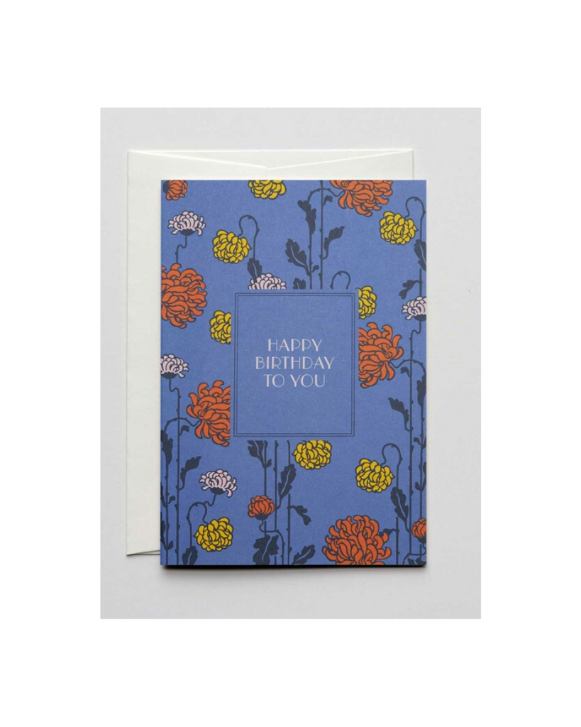 Haferkorn & Sauerbrey • Chrysanthemums Grusskarte