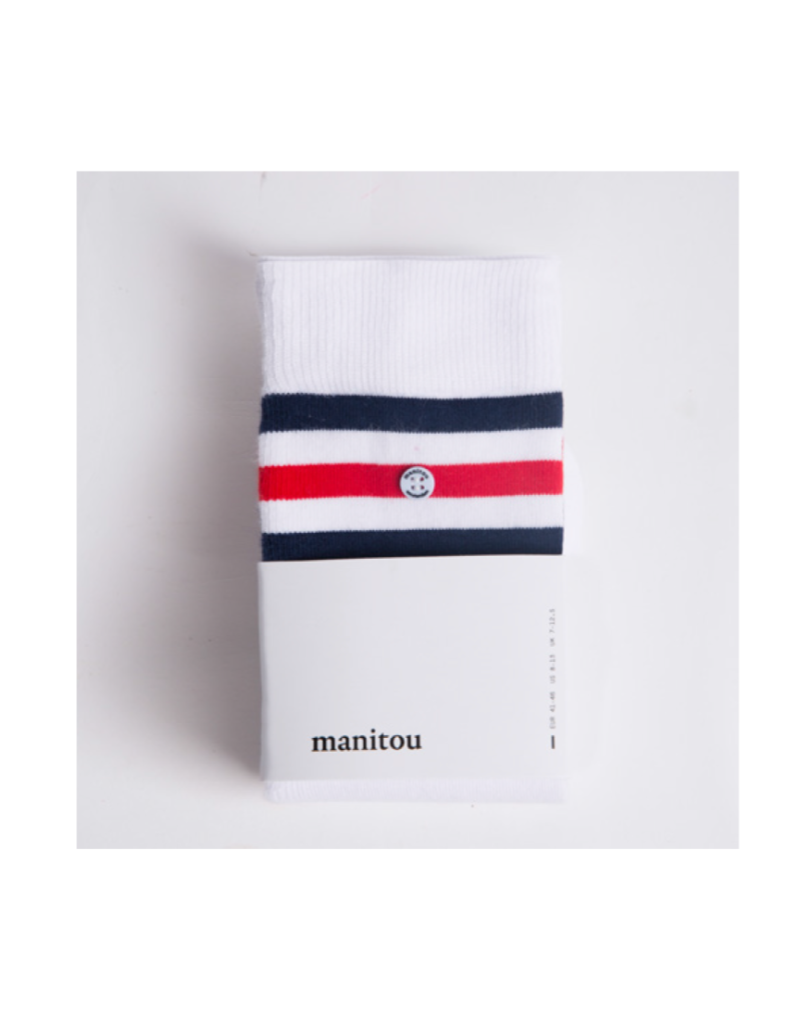 Manitou • Stripe Affairs Socks Old School Tennis