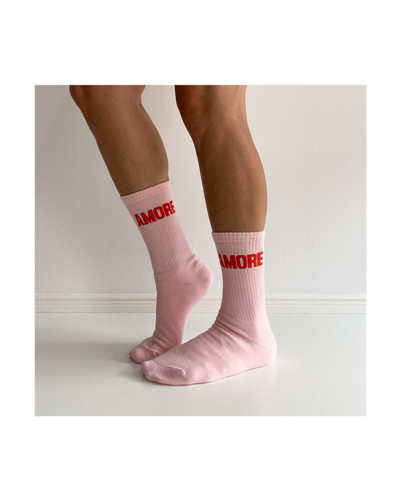 Navucko • Amore Socken Rosa-Rot in