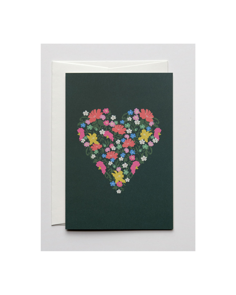 Haferkorn & Sauerbrey • Floral Heart Grusskarte