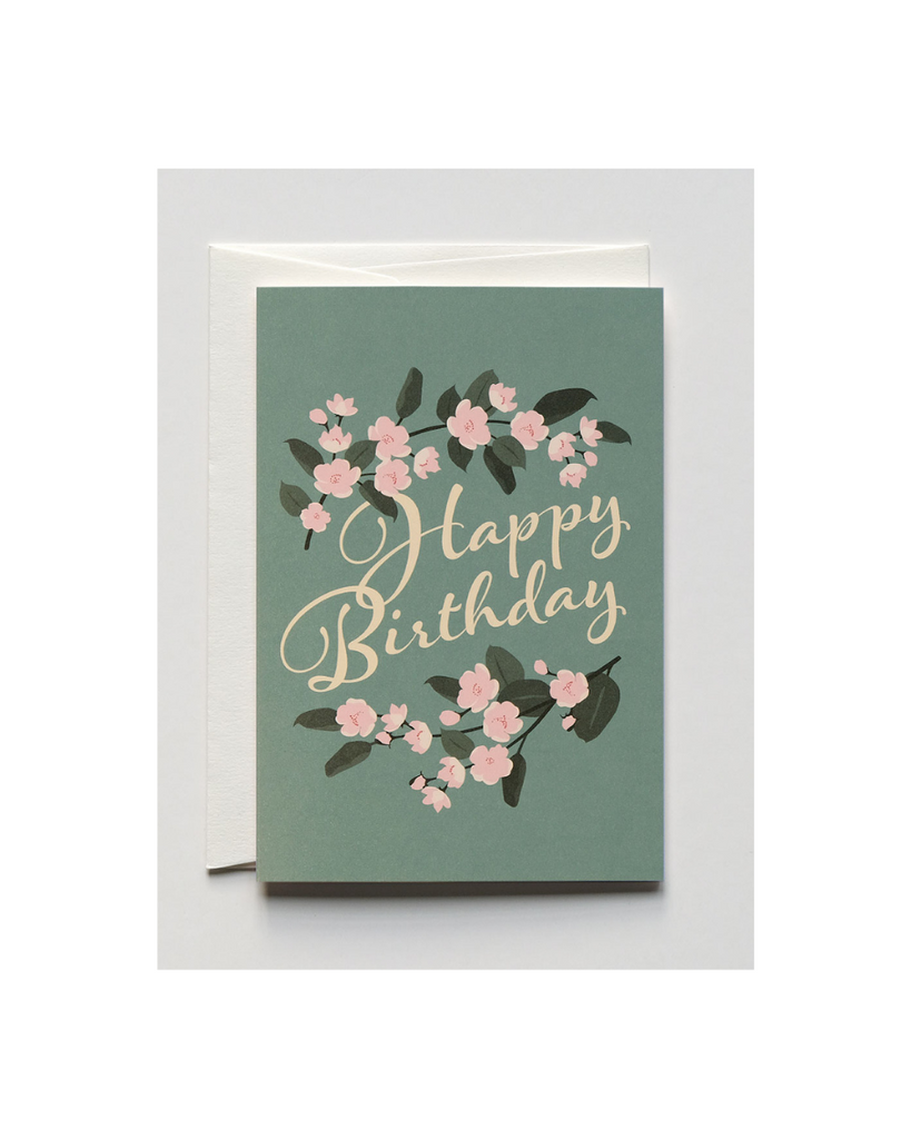 Haferkorn & Sauerbrey • Pink Blossom Geburtstagskarte