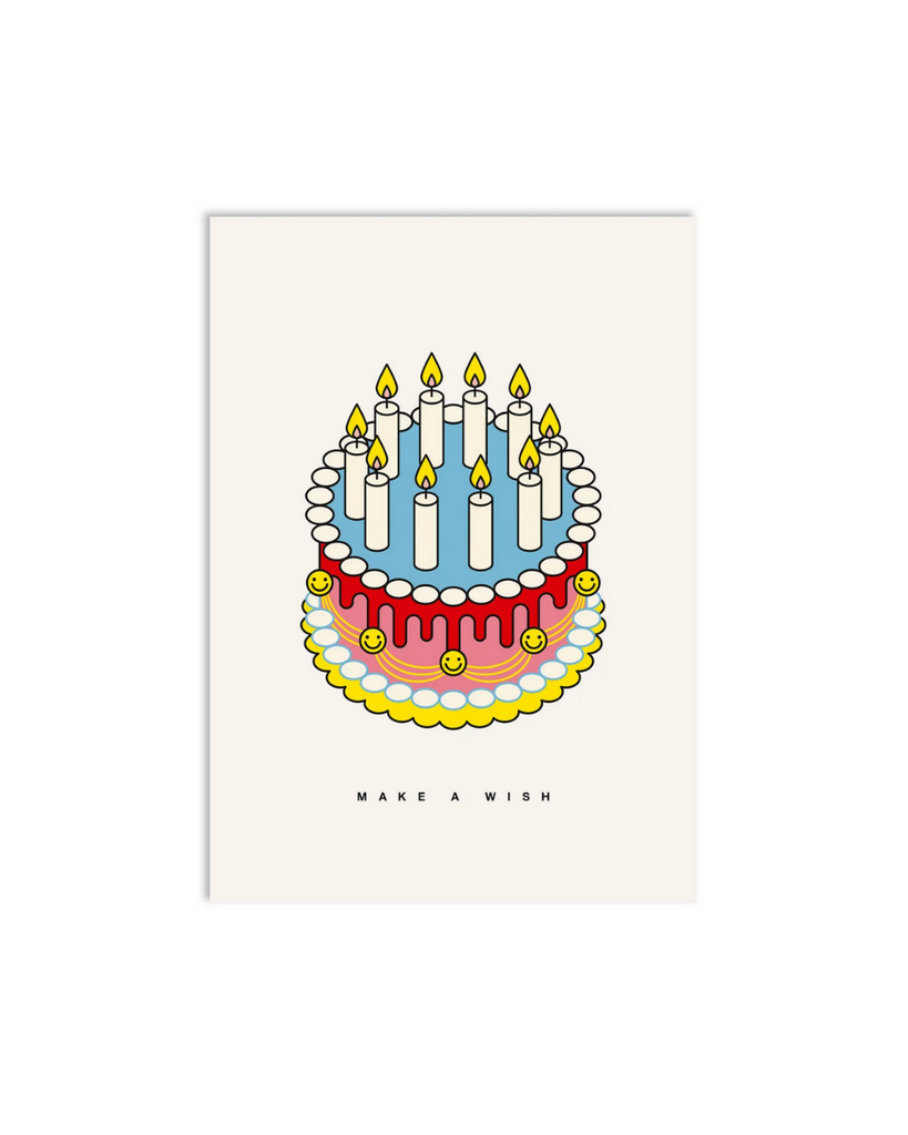 Redfries • Postkarte Birthday Cake