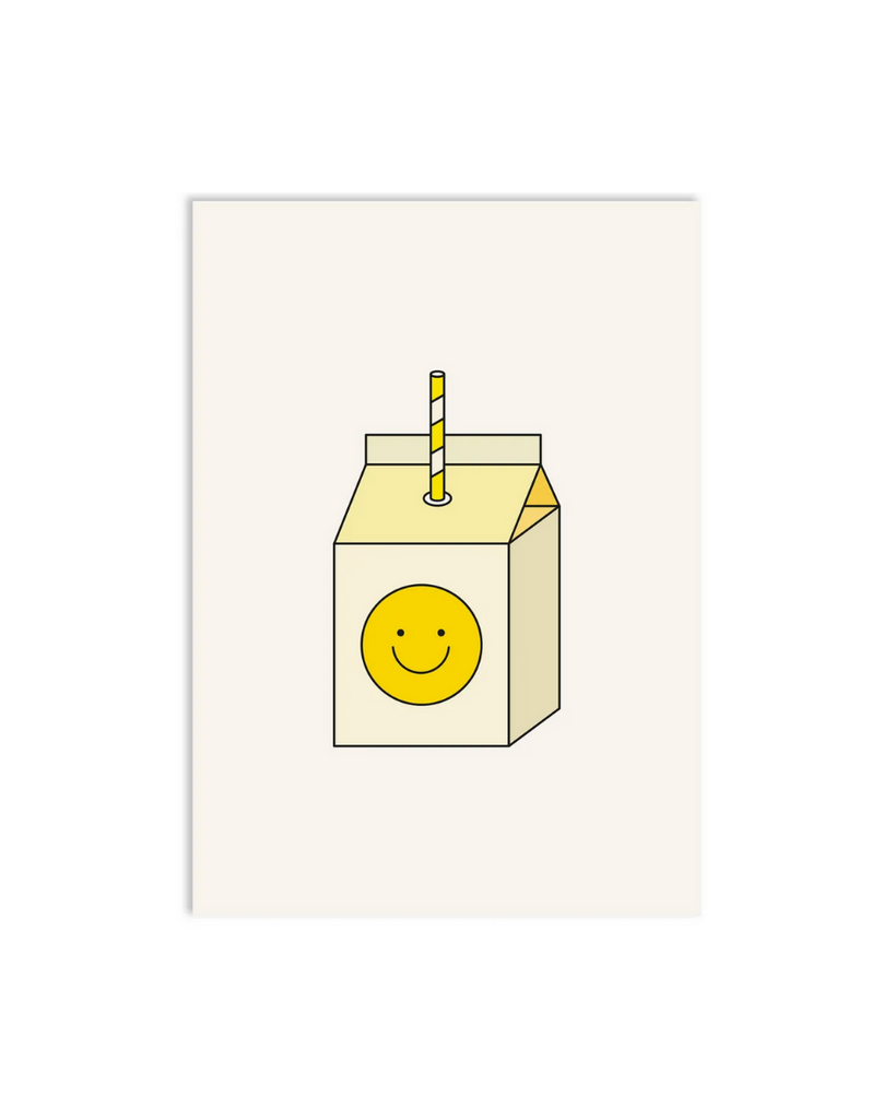 Redfries • Postkarte Yellow Juice