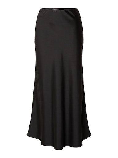 Selected Femme • Lena HW Midi Skirt Black