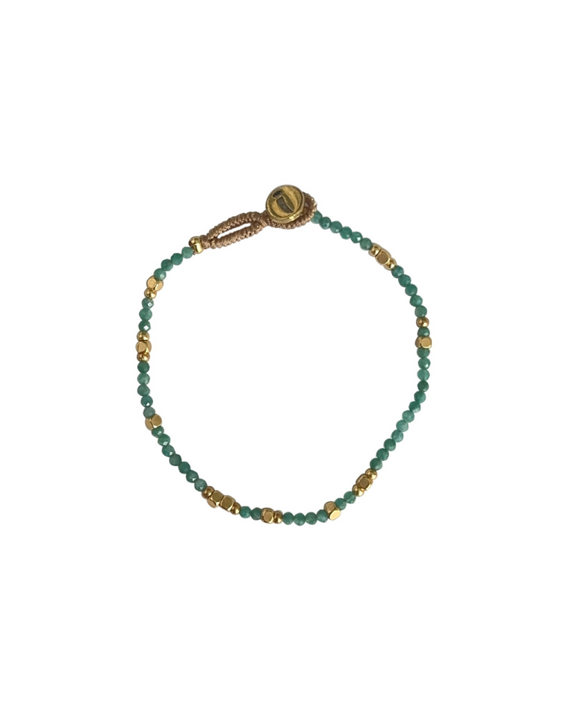 IBU JEWELS • Armband Lulu Liv Green Jade