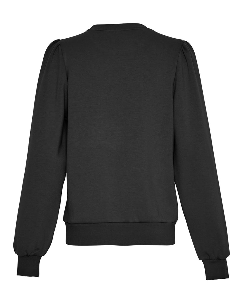 Moss Copenhagen • Ima Q Puff Sweatshirt Black