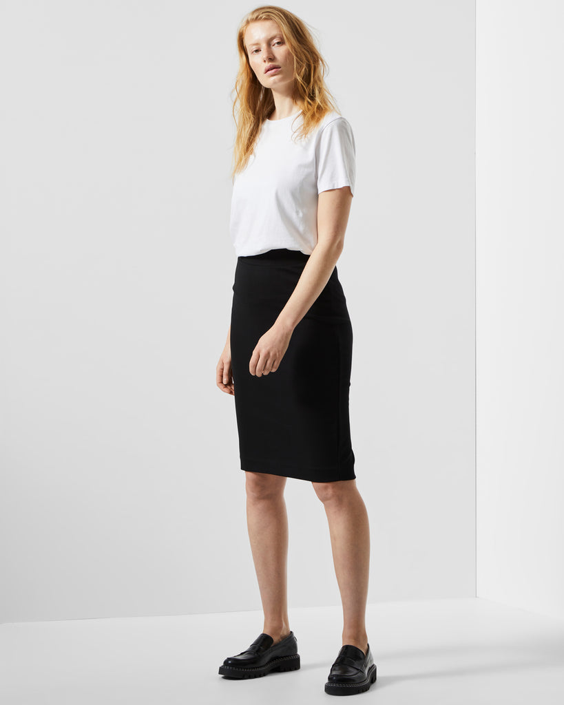 Selected Femme •  Shelly MW Pencil Skirt Black