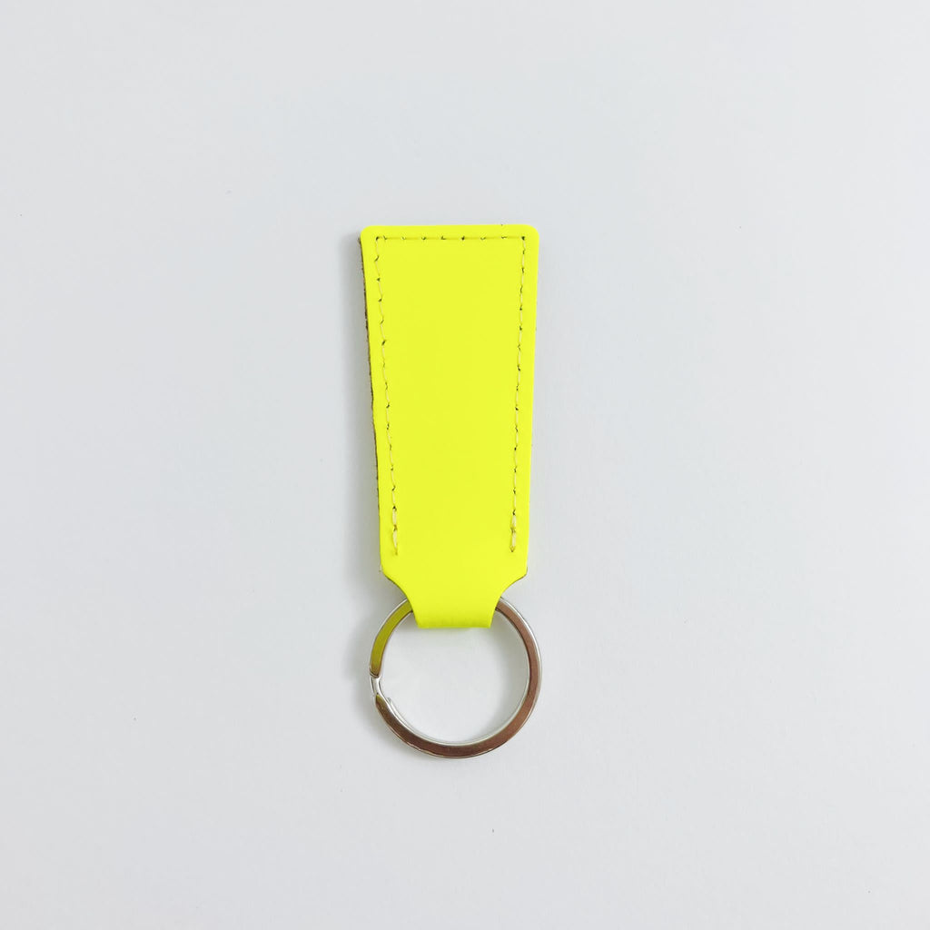 Papoutsi • Schlüsselanhänger Flach Neon Gelb