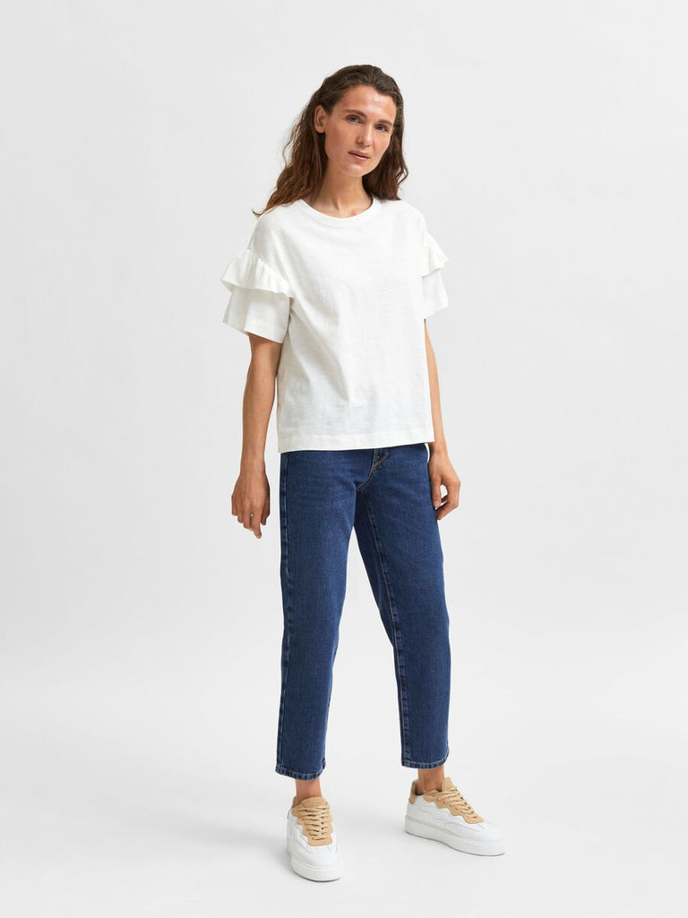Selected Femme •  Rylie SS Florence Tee Snow White