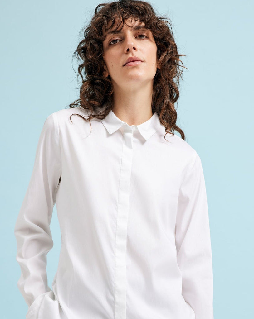 Selected Femme •  Hema LS Shirt Bright White