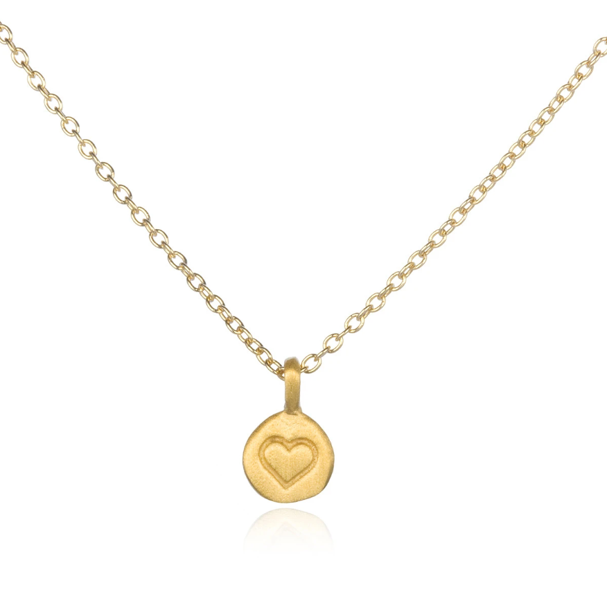 Satya Jewelry • Love Heart Gold Kette