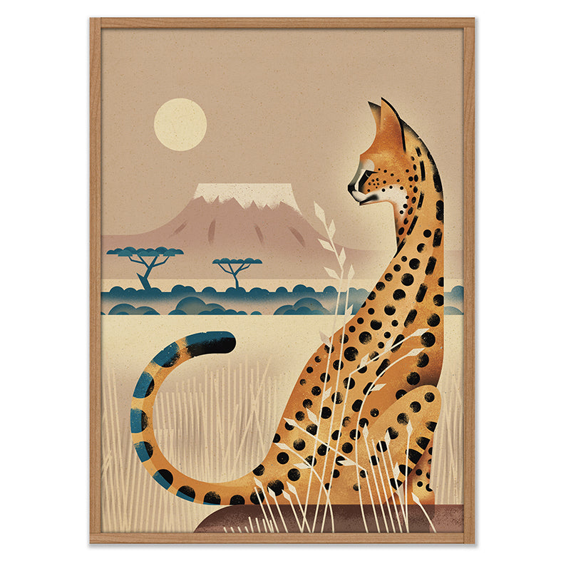 Dieter Braun • Tierposter Serval