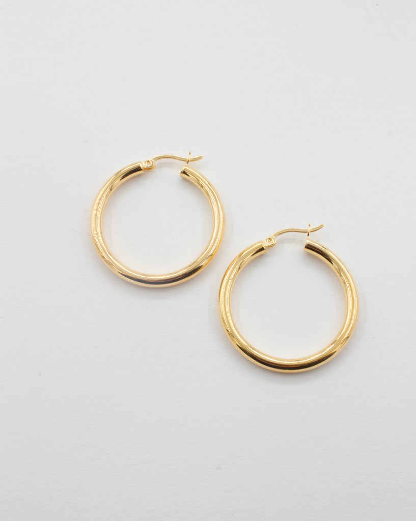 VAN NORD • Chunky Creole 30 mm Gold