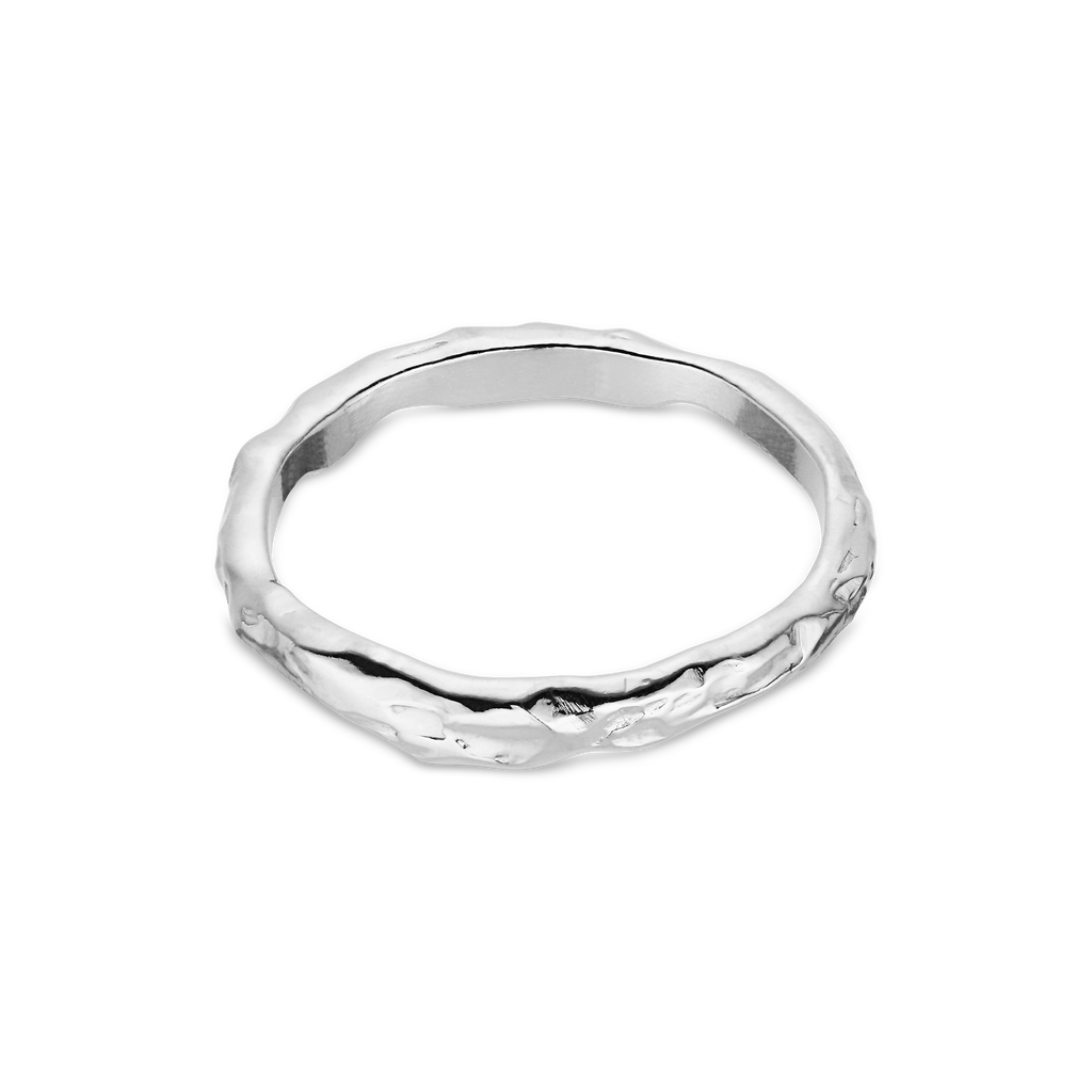 Jane Kønig • Small Bruised Heart Ring in Silber