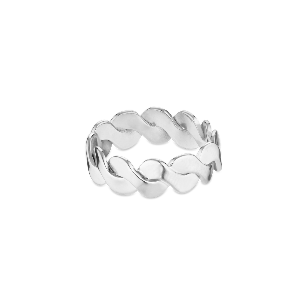 Jane Kønig • Small Wavy Ring in Silber