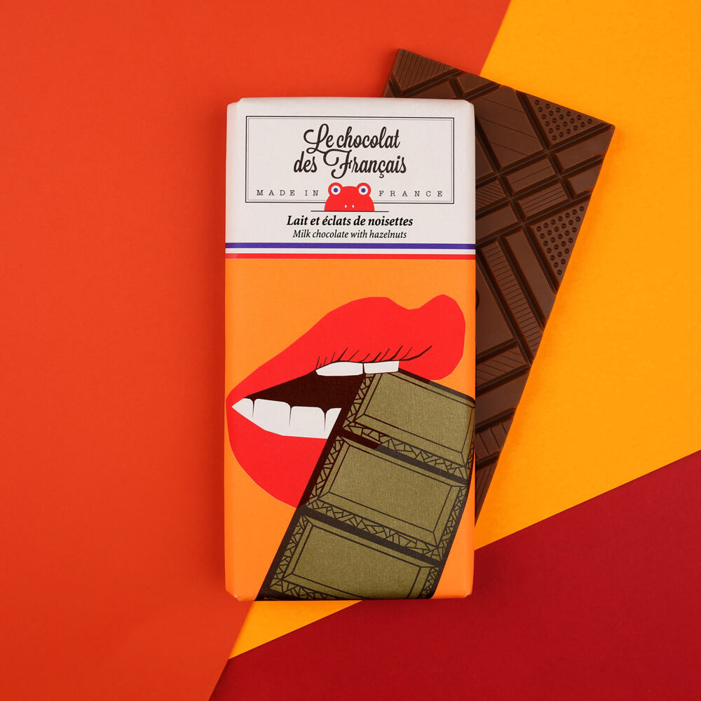 Le Chocolat des Français • Milk Chocolate With Hazelnuts