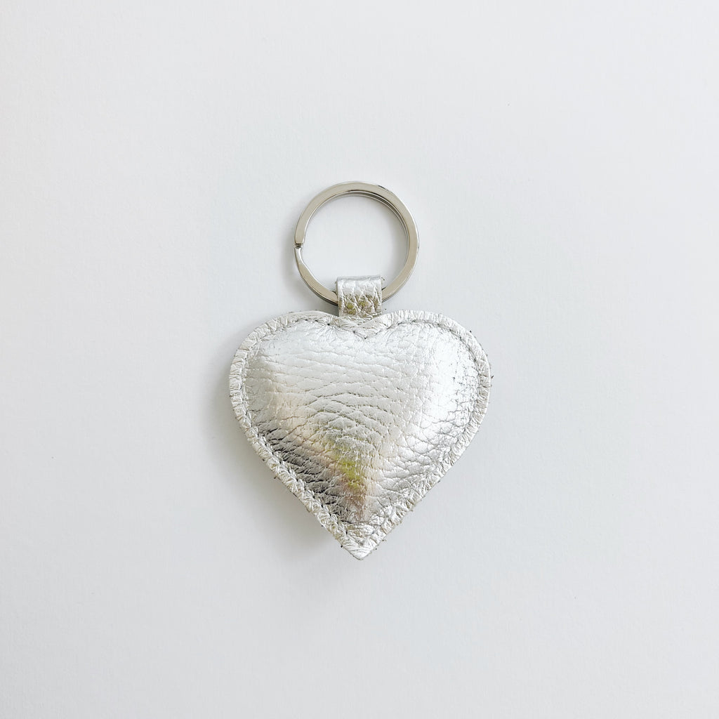 Papoutsi • Schlüsselanhänger Herz Silber