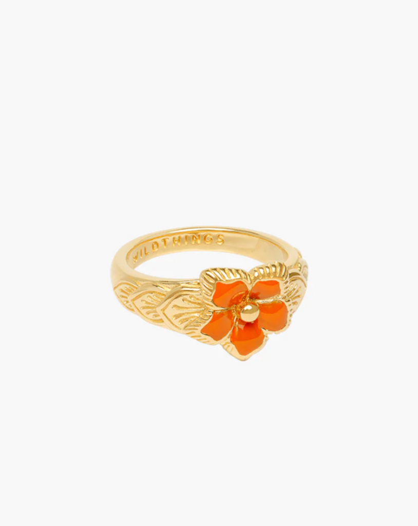 Wildthings Collectable • Flower Pinky Ring Gold